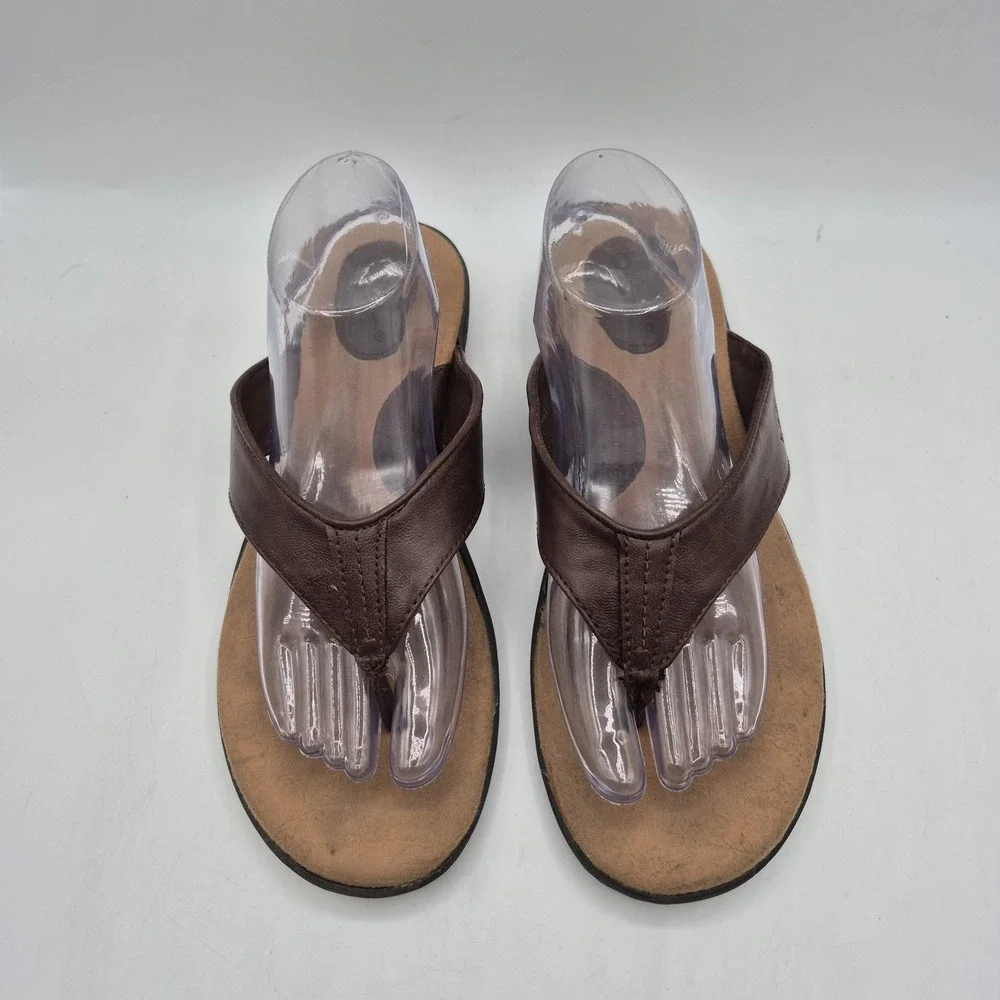B.o.c Sandals Mens Size 10 Brown Thong‎ Flip Flop Comfort Shoes Casual Beach